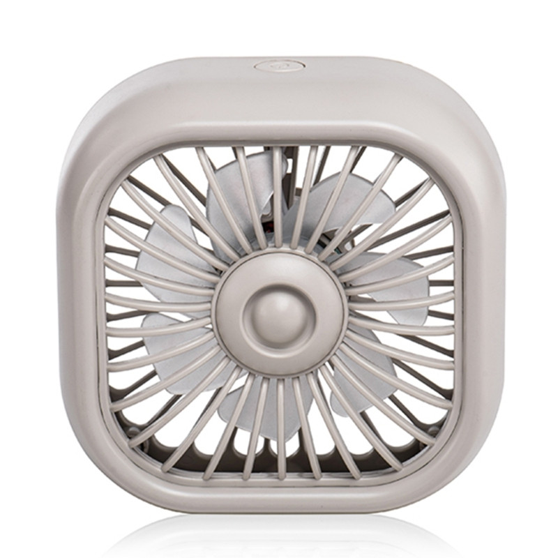 Otvor za zrak u automobilu, USB ventilator, automatski ventilator za hlađenje sa šarenim LED svjetlom, 3 brzine, jak vjetar