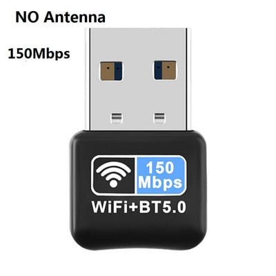 650Mbps USB WiFi mrežna kartica 2 u 1 USB WiFi adapter Prijemnik Plug and Play Free Drive Dual Band Dongle antena za PC Windows