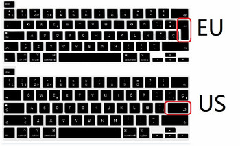 Мек за Macbook Pro 16 A2141 Pro 13 2020 M1 Чип A2338 Испански EU US Капак на клавиатурата Silicon A2251 A2289 Защитна кожа на клавиатурата