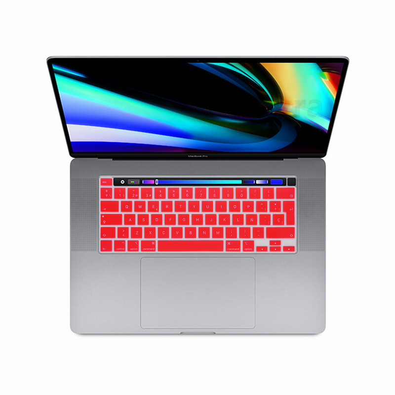 Mekana za Macbook Pro 16 A2141 Pro 13 2020 M1 čip A2338 španjolski EU US poklopac tipkovnice Silikonski A2251 A2289 zaštitnik za tipkovnicu kože