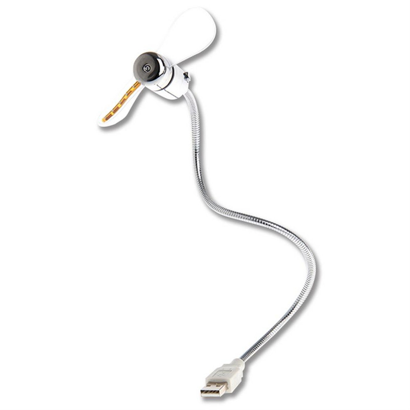 USB вентилатори USB вентилатор с часовник с часовник в реално време и функция за показване на температурата за преносим компютър Творчески подарък