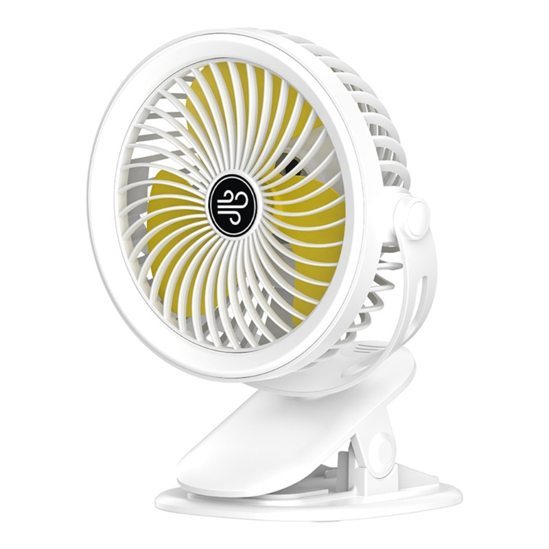 Viacúčelové kempingové ventilátorové svetlo s LED lampou pre študentskú internátnu domácu kanceláriu Y9RF