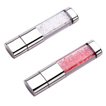 USB 2.0 Flash Drive High Speed Read Thumb Drives 64G Memory Stick Pendrive Metal Colored Crystal για PC/Laptop/Υπολογιστή