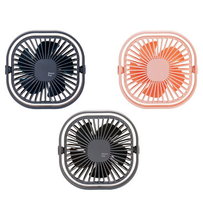 5 hüvelykes USB tápellátású hordozható ventilátor, kicsi, csendes asztali ventilátor, állítható szögű, 3 sebességes személyes ventilátor otthoni hálószobához