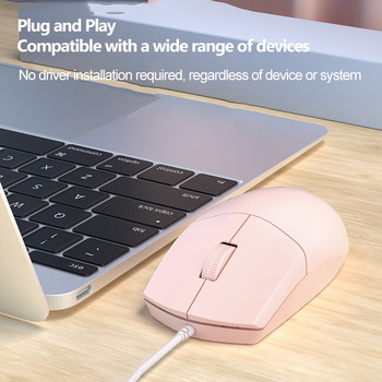 USB кабелна геймърска мишка 1200DPI Ергономична мишка геймърски мишки за компютърни геймъри лаптоп компютър Подсветка Slient Mouse Magic Gaming Mause