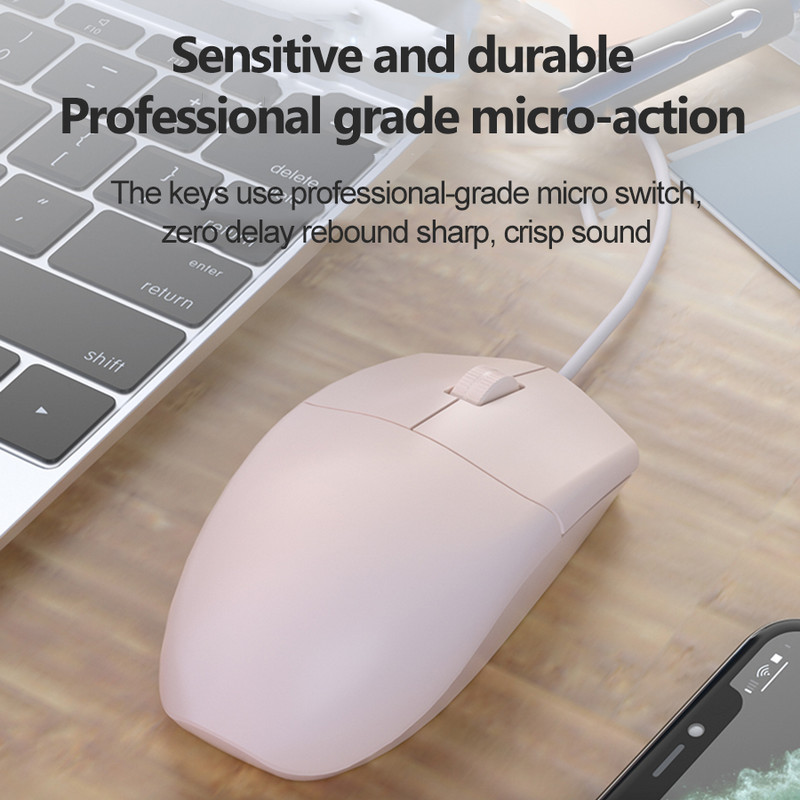 USB laidinė žaidimų pelė 1200DPI Ergonomiška pelė žaidimų pelė, skirta kompiuteriniams žaidėjams, nešiojamiesiems kompiuteriams, foninis apšvietimas, tyli pelė Magic Gaming Mause