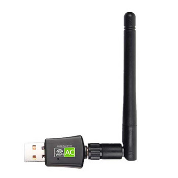 Κάρτα δικτύου WiFi 600M Δωρεάν πρόγραμμα οδήγησης ασύρματος πομπός δέκτη 2.4G/5.8G Προσαρμογέας USB υψηλής ταχύτητας διπλής συχνότητας για φορητό υπολογιστή