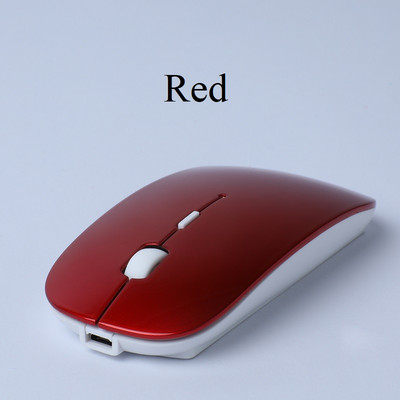 Bluetooth 4.0 + 2,4G juhtmevaba kaherežiimiline 2-ühes laetav hiir 1600 DPI ergonoomilised kaasaskantavad optilised hiired sülearvuti tahvelarvutile