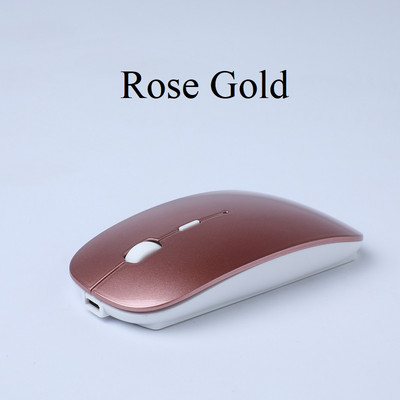 Bluetooth 4.0 + 2,4G juhtmevaba kaherežiimiline 2-ühes laetav hiir 1600 DPI ergonoomilised kaasaskantavad optilised hiired sülearvuti tahvelarvutile