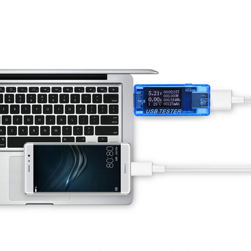 Δοκιμαστής USB Τάση ρεύματος φορτιστής Χωρητικότητα ελεγκτής Volt ρεύματος Μετρητής τάσης Ώρα Εμφάνιση φορητού ανιχνευτή ισχύος Δοκιμή μπαταρίας
