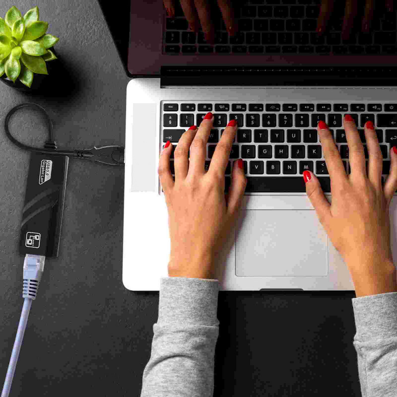 Προσαρμογέας Ethernet 1Pc Πρακτικός φορητός προσαρμογέας δικτύου LAN Ethernet για υπολογιστή Διαδικτύου