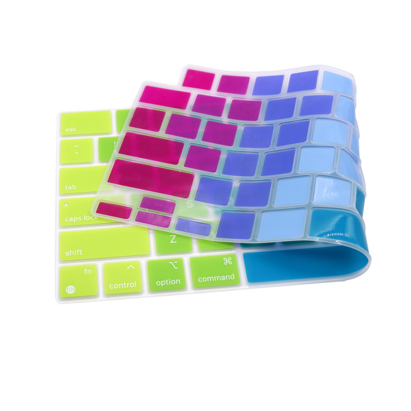 За 2021 г. MacBook Pro 14 16 инча Капак на клавиатурата A2442 A2485 Протектор за клавиатура на лаптоп Силиконов цвят Pro14.2 M1 16 M1 Max Нов