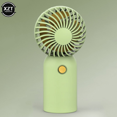 Преносим мини настолен стил Вентилатор с въздушно охлаждане Ръчен USB акумулаторен сферичен вентилатор Вентилатор за спорт на открито Пътуване