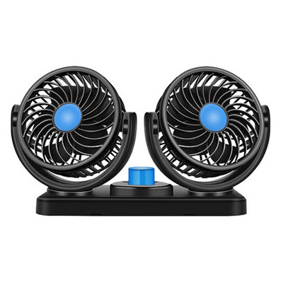 Mini ventilator auto USB 12V 24V Răcitor de răcire cu aer dublu Camion puternic pentru mașină