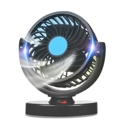 Mini ventilator auto USB 12V 24V Răcitor de răcire cu aer dublu Camion puternic pentru mașină