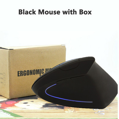 CHYI Mouse Bluetooth Gamer 1600DPI Soareci verticali ergonomici LED Iluminat din spate Optic Wireless Gaming Mause Incheietura mainii Sanatoasa pentru PC Laptop
