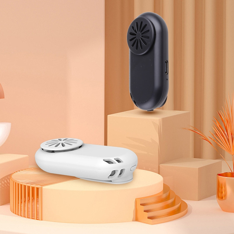 Προσωπική φορητή μάσκα κλιματισμού ανεμιστήρας Επαναφορτιζόμενο κλιπ USB σε φίλτρο αέρα