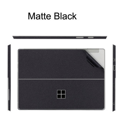 Iepriekš sagriezta aizsargājoša cieta vinila uzlīmes apvalks Microsoft Surface Pro 9/8/7/6/5/4/3/X piezīmjdatora vāka plēves aizmugures un malas uzlīmei