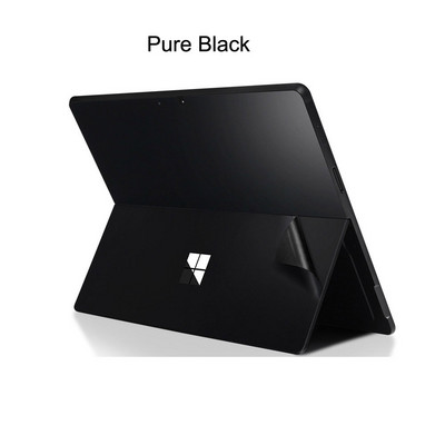 Iepriekš sagriezta aizsargājoša cieta vinila uzlīmes apvalks Microsoft Surface Pro 9/8/7/6/5/4/3/X piezīmjdatora vāka plēves aizmugures un malas uzlīmei