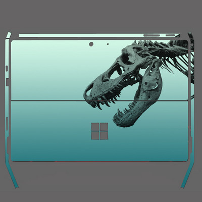 Iepriekš sagriezta aizsargājoša cieta vinila uzlīmes apvalks Microsoft Surface Pro 9/8/7/6/5/4/3/X piezīmjdatora vāka plēves aizmugures un malas uzlīmei