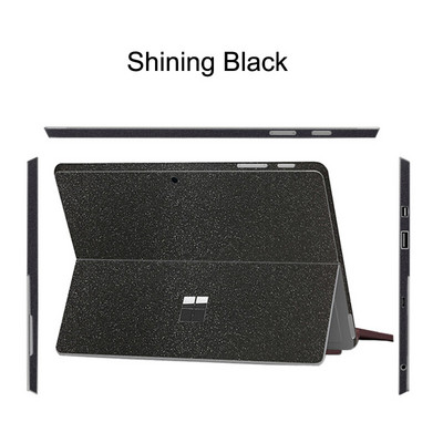 Iepriekš sagriezta aizsargājoša cieta vinila uzlīmes apvalks Microsoft Surface Pro 9/8/7/6/5/4/3/X piezīmjdatora vāka plēves aizmugures un malas uzlīmei