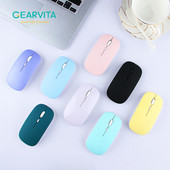 Įkraunama „Bluetooth“ belaidė pelė nešiojamam kompiuteriui „Xiaomi Huawei 2.4G USB“, skirta „Windows“ planšetiniam kompiuteriui 1600 Dpi spalvingos pelės