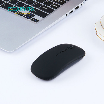 Акумулаторна Bluetooth безжична мишка за лаптоп компютър Xiaomi Huawei 2.4G USB за Windows таблет 1600 Dpi цветни мишки