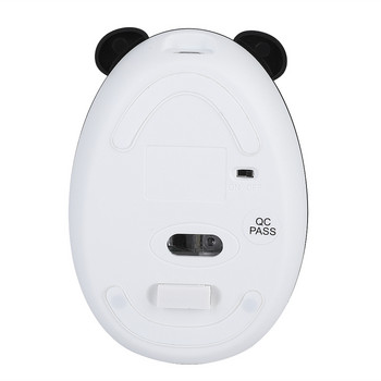 Безшумна 2.4GHz безжична оптична компютърна мишка Panda, подходяща за Win Mac Linux Andriod IOS Macbook PC лаптоп