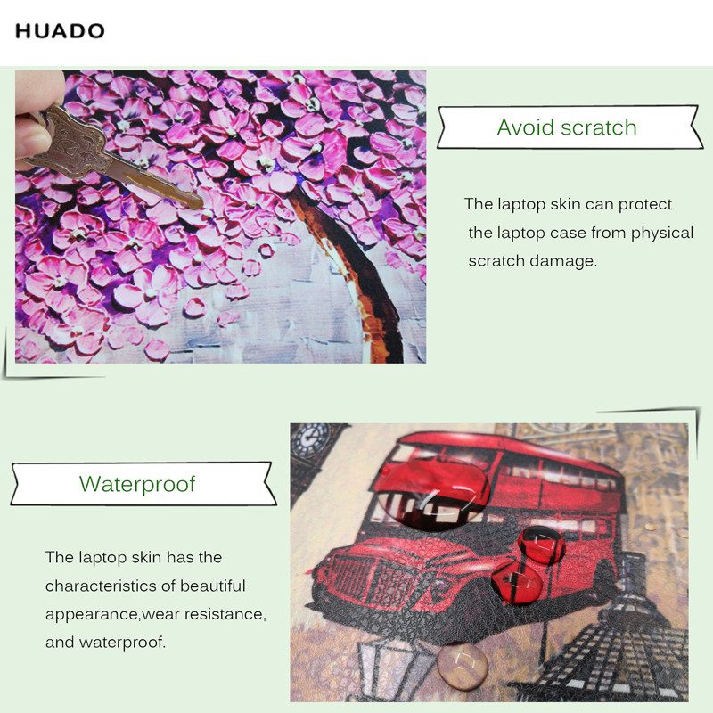 Tiger klēpjdatora ādas piezīmjdatora uzlīmes 15 collu 15,6 collu 13 collu 13,3 collu 17,3 collu datoram Macbook/hp/acer/xiaomi