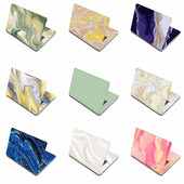 10/11/12/13/14/15/17 collu DIY krāsaina marmora klēpjdatora uzlīmes apvalks MacBook Air 11 Air 13.3 2020 Pro 13/HP/DELl/Lenovo