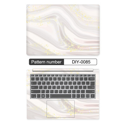 10/11/12/13/14/15/17 collu DIY krāsaina marmora klēpjdatora uzlīmes apvalks MacBook Air 11 Air 13.3 2020 Pro 13/HP/DELl/Lenovo