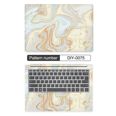 10/11/12/13/14/15/17 collu DIY krāsaina marmora klēpjdatora uzlīmes apvalks MacBook Air 11 Air 13.3 2020 Pro 13/HP/DELl/Lenovo