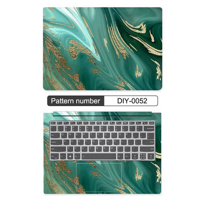 10/11/12/13/14/15/17 collu DIY krāsaina marmora klēpjdatora uzlīmes apvalks MacBook Air 11 Air 13.3 2020 Pro 13/HP/DELl/Lenovo
