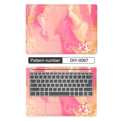 10/11/12/13/14/15/17 collu DIY krāsaina marmora klēpjdatora uzlīmes apvalks MacBook Air 11 Air 13.3 2020 Pro 13/HP/DELl/Lenovo
