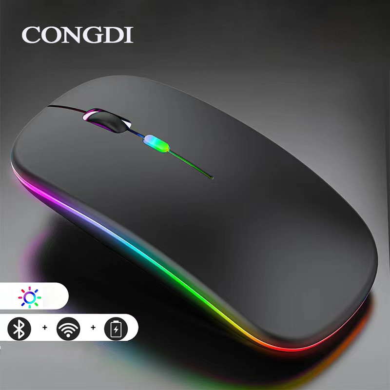 Bežični miš Bluetooth-kompatibilni miš Gaming PC Punjivi tihi bežični miš Razer For Pad Računalo Laptop Gamer