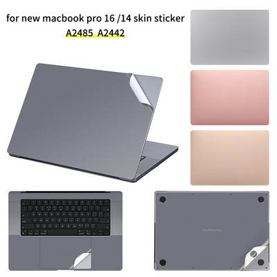 За 2022 нов Macbook Pro 16/14/13 A2485 A2442 A2338 Стикер на кожата 2020 Macbook Air 13 Pro13 A2179 A2337 A2338 Капак за лаптоп Sticke