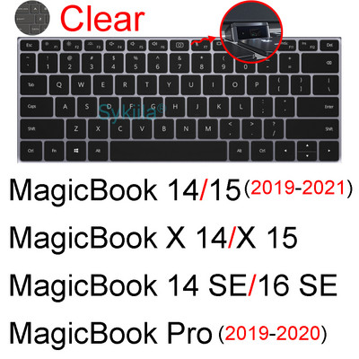 Poklopac tipkovnice za Honor MagicBook X 14 15 16 Pro View V 14 SE 13 Laptop Notebook Protector Skin Case 15.6 16.1 za AMD 2022 Novo