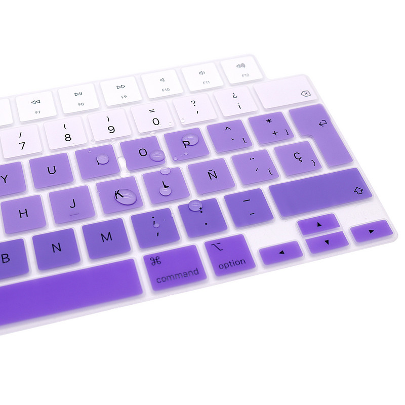 španjolska Za Macbook Air M2 A2681 poklopac tipkovnice Otporan na prašinu vodootporan silikonski poklopac za prijenosno računalo Pro14 A2442 A2485 Macbook procjene