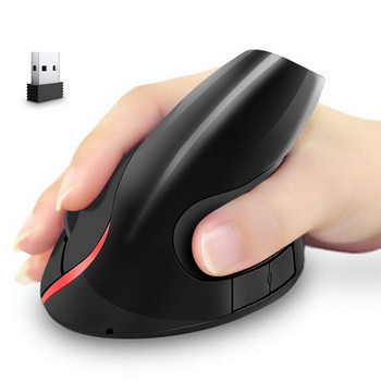 2,4 GHz 5 бутона, ергономична вертикална безжична мишка, регулируема DPI, акумулаторна мишка за игри за лаптоп, безжична вертикална мишка