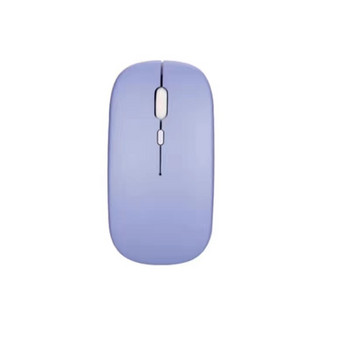 Bluetooth безжична мишка 2.4G USB Mute мишки за лаптоп компютър PC Мини ултратънка еднорежимна батерия Безшумна игрална мишка
