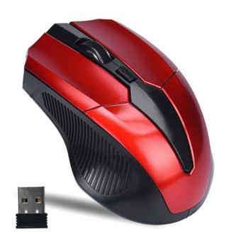 Мишки Оптична мишка 2,4 GHz игрална мишка USB приемник за лаптоп Настолен компютър Мишка Мишки за компютърни безжични оптични заглушаване