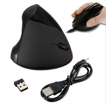 Ергономична вертикална мишка Безжична дясна лява компютърна мишка за игри 6D USB оптична мишка Геймърска мишка за лаптоп компютър