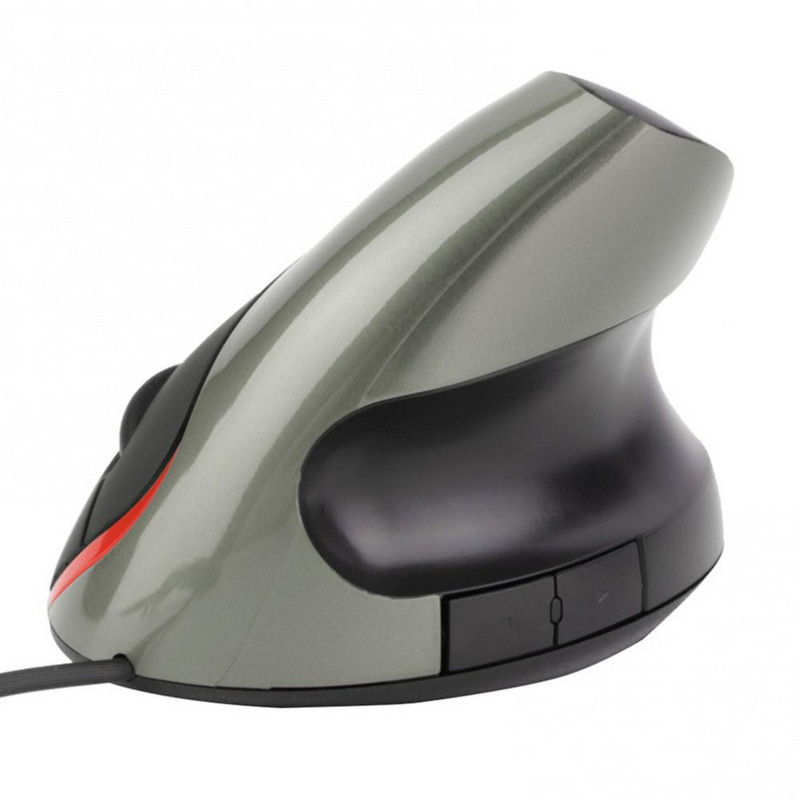 Mouse vertical ergonomic, fără fir, dreapta stânga, mouse pentru jocuri pentru computer, mouse optic USB 6D, mouse pentru jocuri, pentru laptop, computer