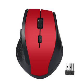 Ποντίκι 2,4 Ghz ασύρματου ποντικιού για υπολογιστή υπολογιστή 1600DPI gaming ποντίκι με δέκτη USB Οπτικά εργονομικά ποντίκια αξεσουάρ φορητού υπολογιστή