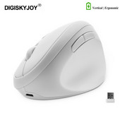 Mouse vertical fără fir reîncărcabil Mini Silent Gaming Mouse ergonomic USB optic roz Gamer Mause pentru laptop PC Computer Office