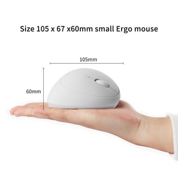 Ασύρματο κάθετο ποντίκι Επαναφορτιζόμενο Mini Silent Gaming Εργονομικά ποντίκια USB Optical Pink Gamer Mause για φορητό υπολογιστή Υπολογιστή Offic