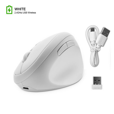 Mouse vertical fără fir reîncărcabil Mini Silent Gaming Mouse ergonomic USB optic roz Gamer Mause pentru laptop PC Computer Office