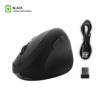 Mouse vertical fără fir reîncărcabil Mini Silent Gaming Mouse ergonomic USB optic roz Gamer Mause pentru laptop PC Computer Office