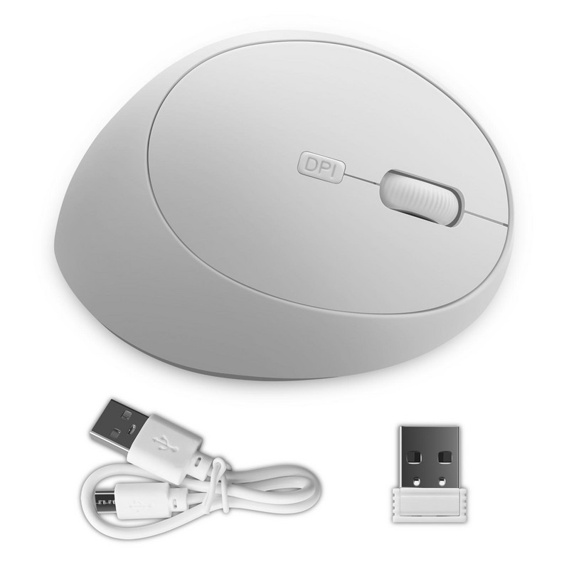 Mouse vertical fără fir reîncărcabil Mini Silent Gaming Mouse ergonomic USB optic roz Gamer Mause pentru laptop PC Computer Office