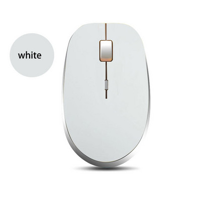 Nauja baterijos belaidė optinė nutildymo pelė, tinka nešiojamam kompiuteriui Macbook žaidimų pelė žaidimų konsolė 2.4GHz 1600DPI